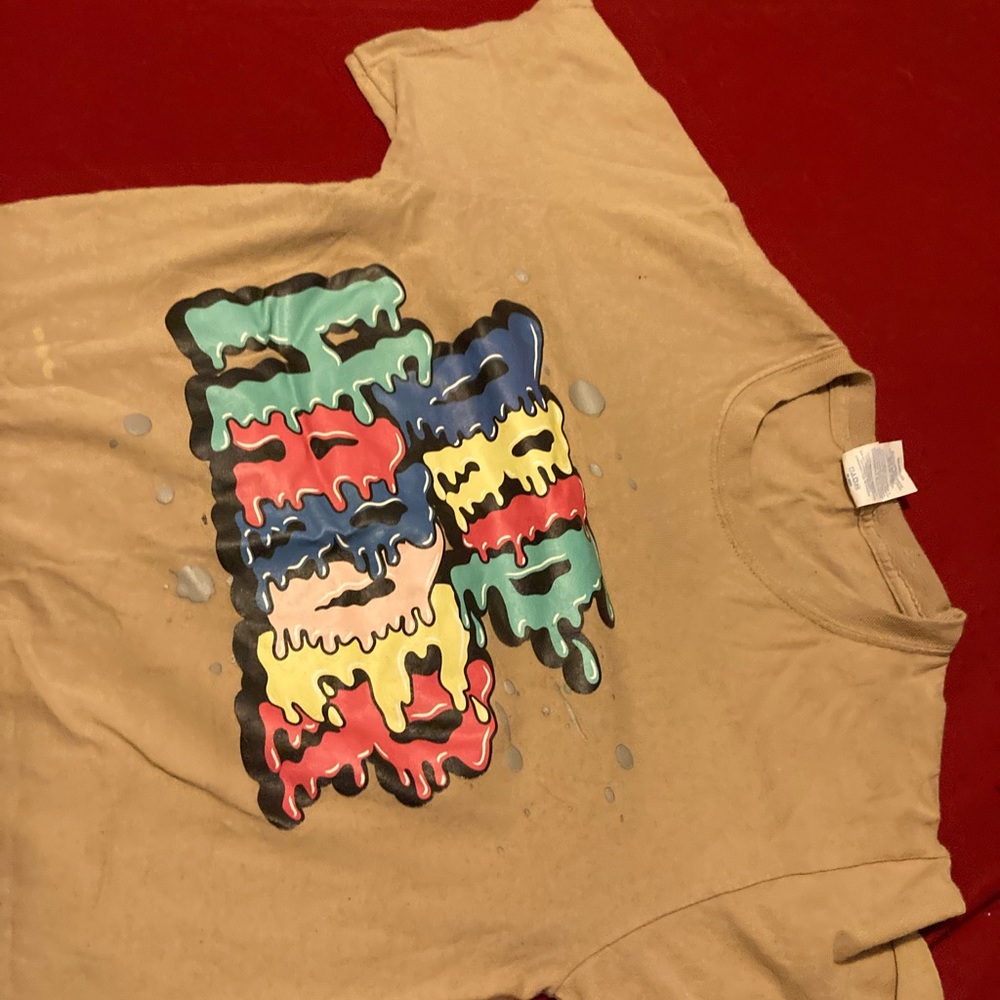 Drip hard graphic tee